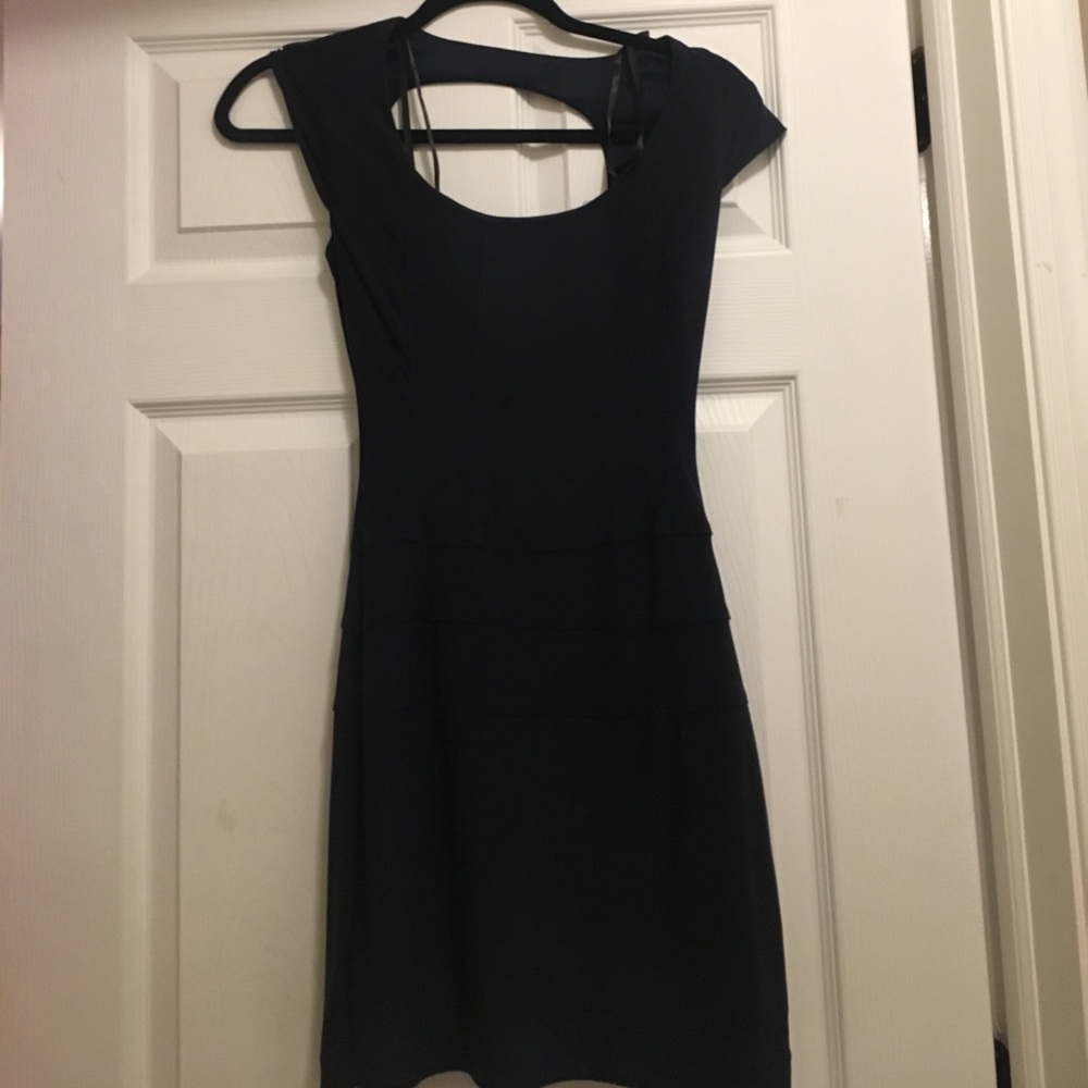 Dark navy dress